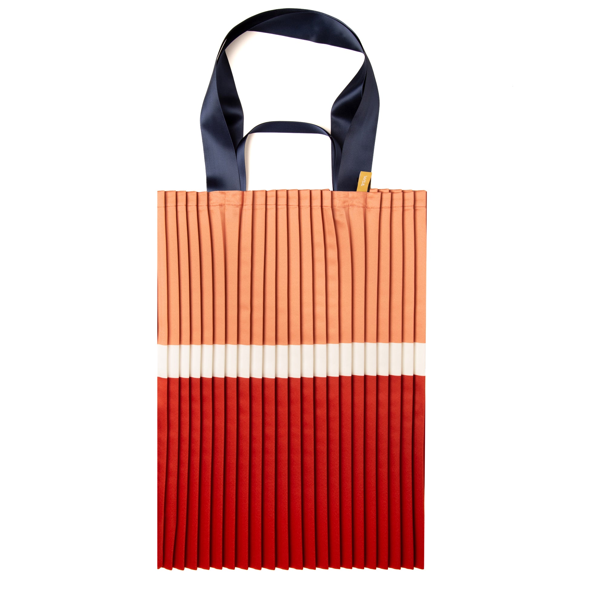 WS& Schoudertas XL Alicudi│Pleated Tote Bag│art. 0795853899702│draagtas voorkant met witte achtergrond