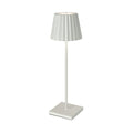 Sompex Troll 2.0 Wit│Oplaadbare Tafellamp│Buitenverlichting│art. 78170│aanzicht schuin boven met wittte achtergrond