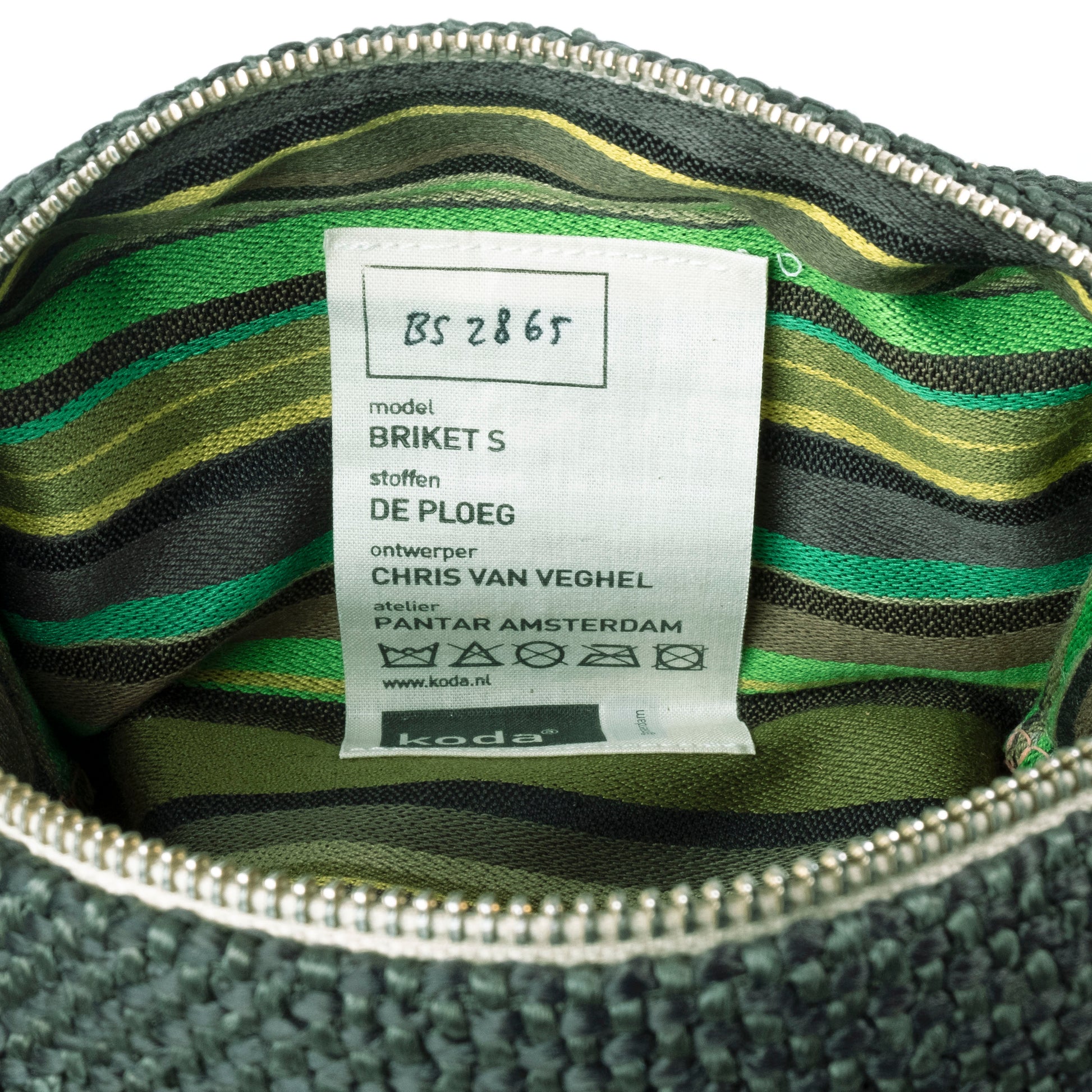 Etui Briket B2865│Koda Amsterdam│label aan binnenzijde