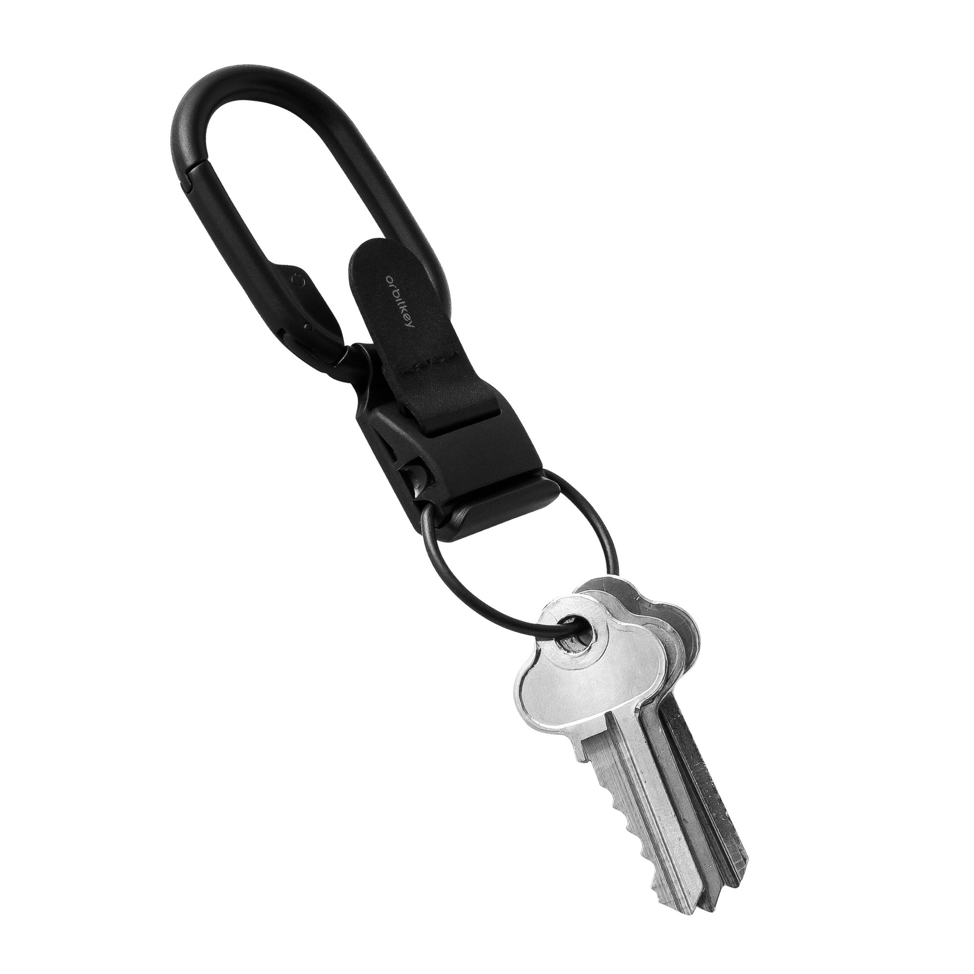 Orbitkey Clip V2 Zwart│art. CLPL-2-BKBKBK│met sleutels