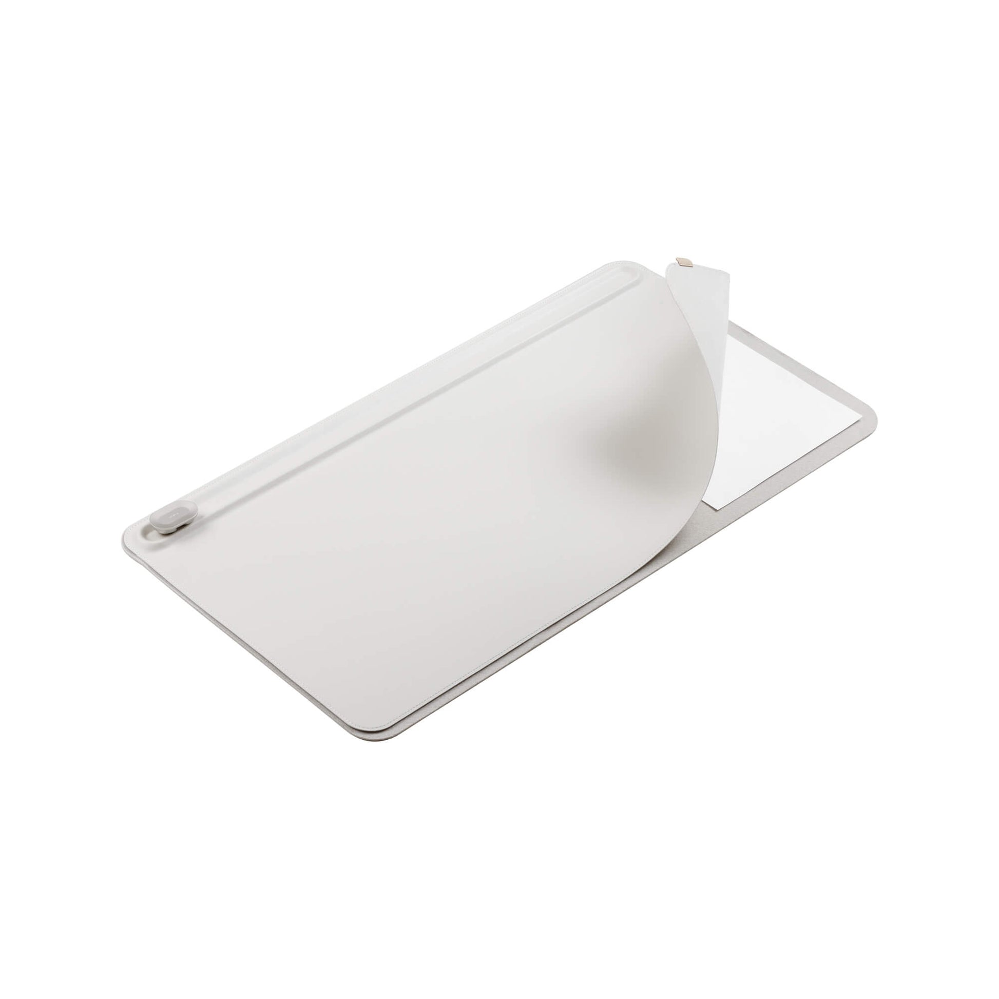 Orbitkey Desk Mat Medium Stone│Bureau-Organizer│art. DKMT-MD1-STGY│met opgevouwen hoek bovenste laag