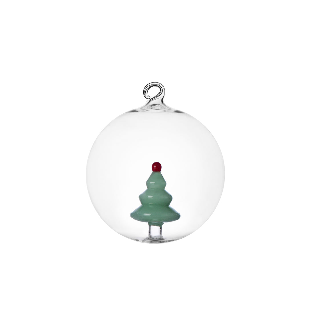 Kerstbal Christmas Tales│Kertboom met Rode Bal│Ichendorf Milano│art. 352.094.14│vooraanzicht