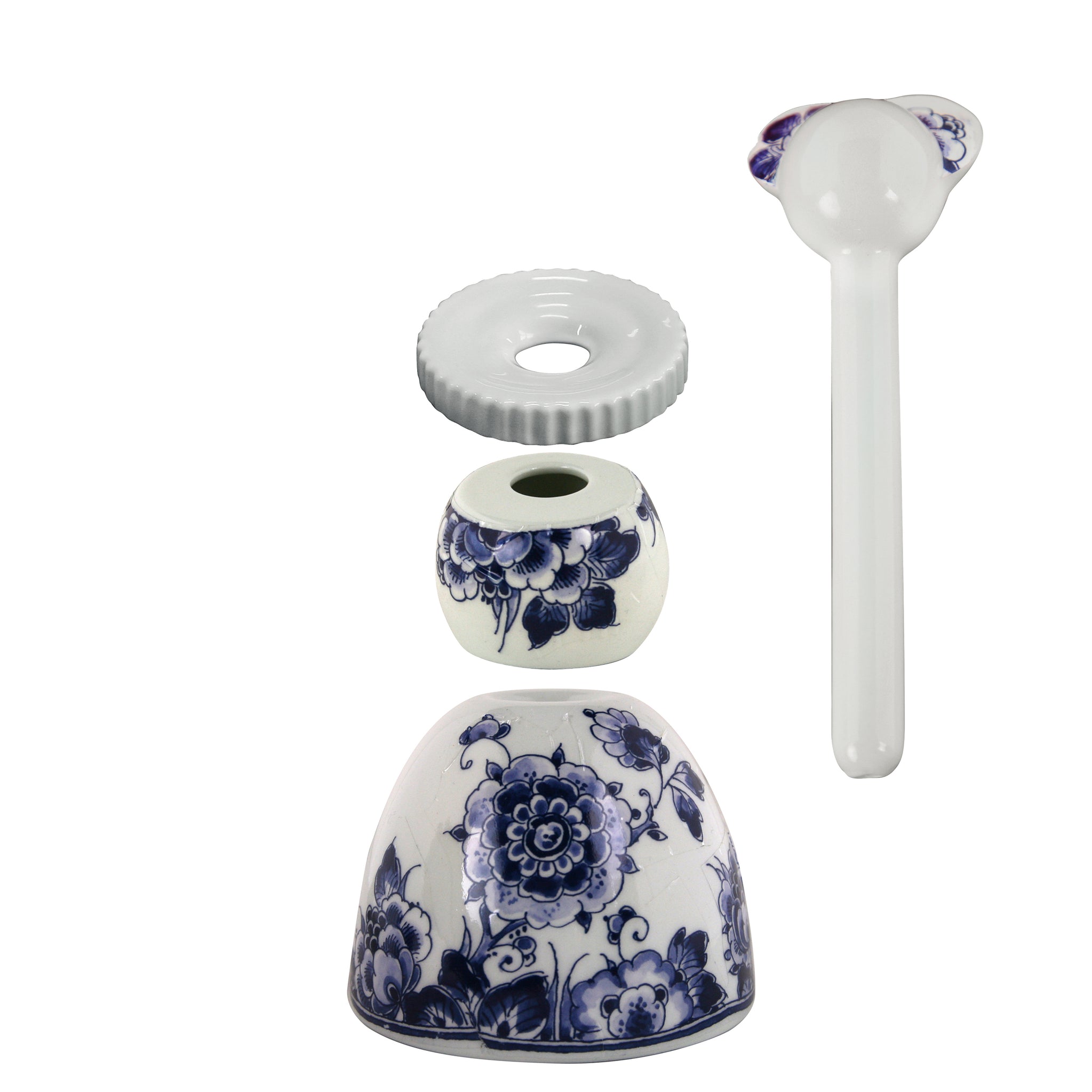 Proud Mary Classic Flowers│Royal Delft│Porceleyne Fles│art. 46602000│losse onderdelen zwevend