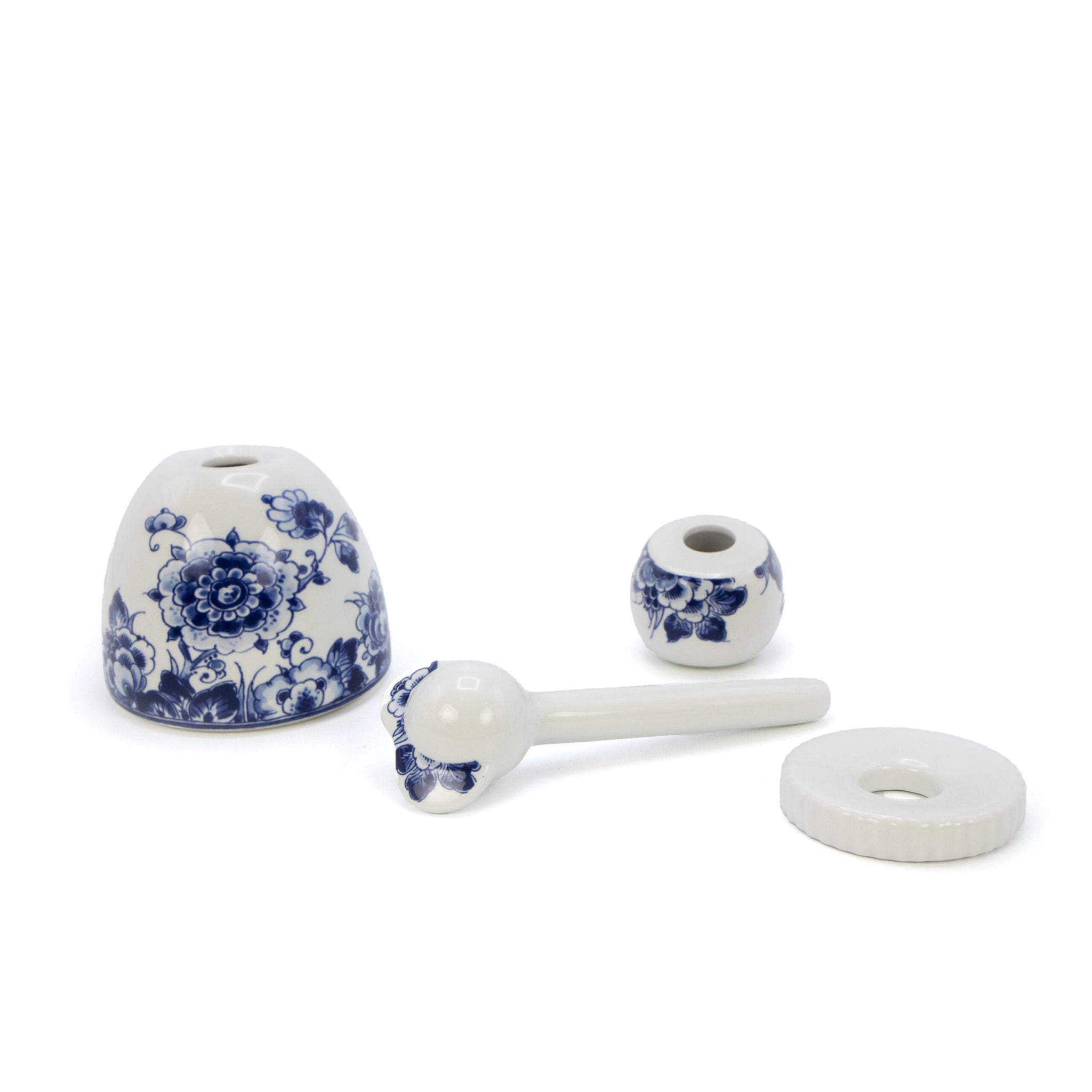 Proud Mary Classic Flowers│Royal Delft│Porceleyne Fles│art. 46602000│losse onderdelen liggend