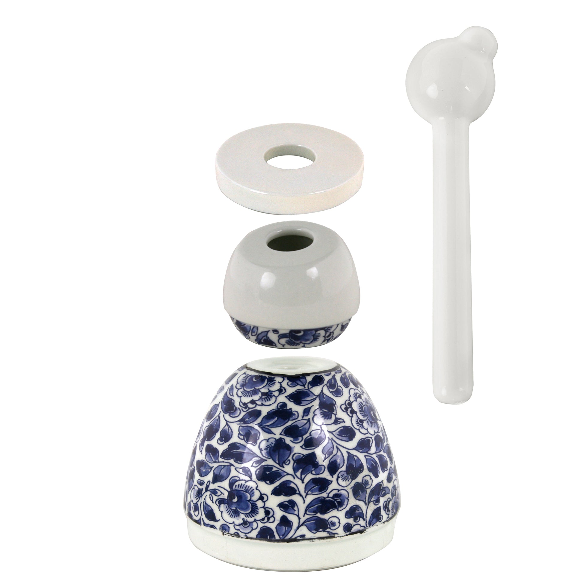 Proud Mary Flower Pattern│Royal Delft│Porceleyne Fles│art. 46604000│losse onderdelen zwevend