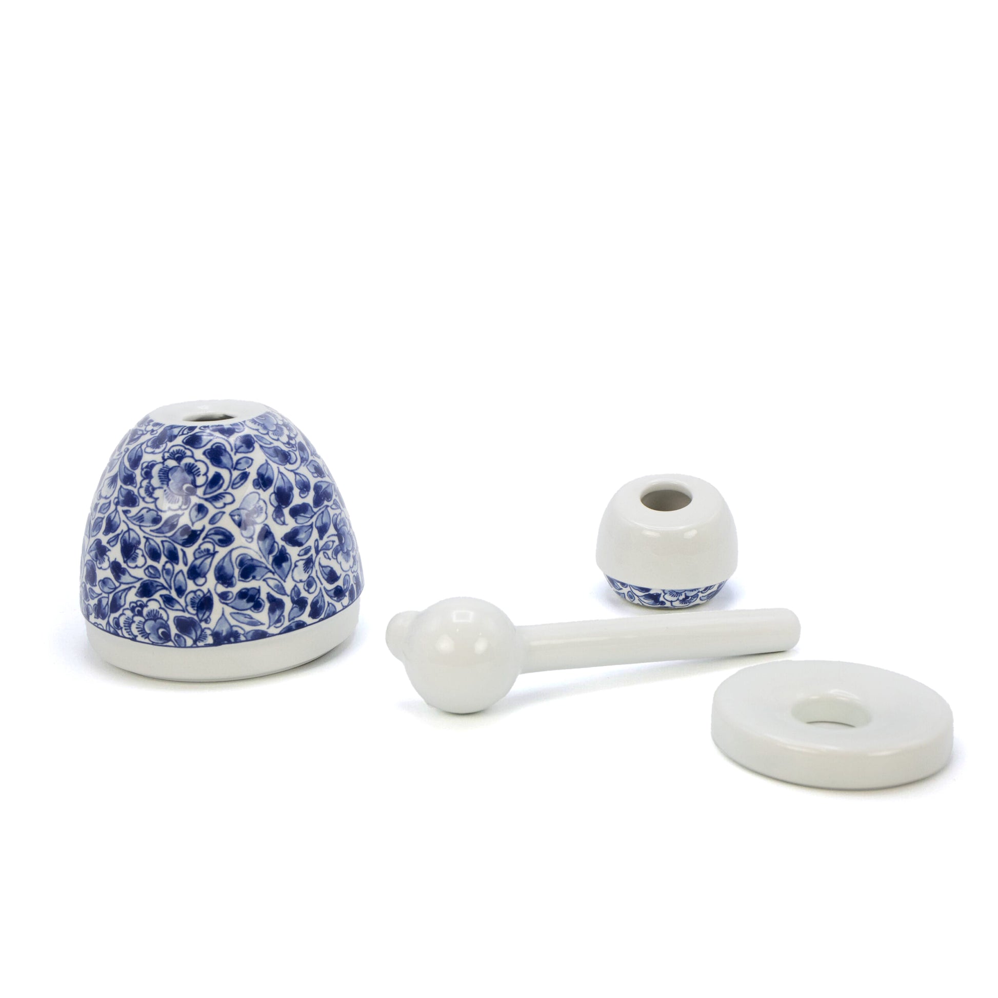 Proud Mary Flower Pattern│Royal Delft│Porceleyne Fles│art. 46604000│losse onderelen liggend
