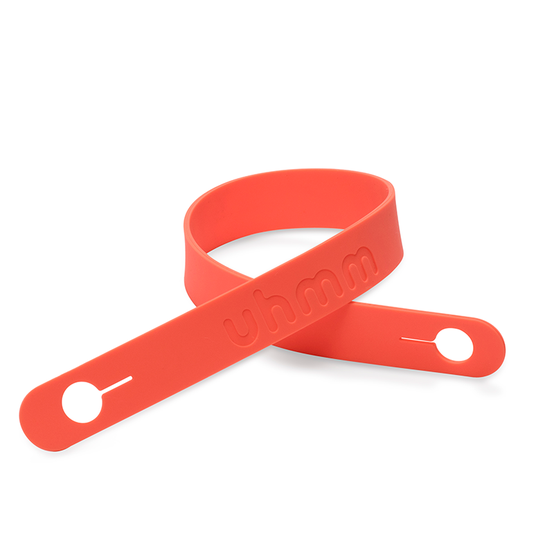 Uhmm 02 pvouwbare Luchbox Warm Grijs│art. 981498│losse strap Coral Red
