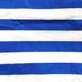 Close-up van de gestreepte stof van Notabag Marine Stripes