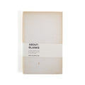 About Blanks Notitieboek medium nr. 34│bovenaanzicht boek liggend