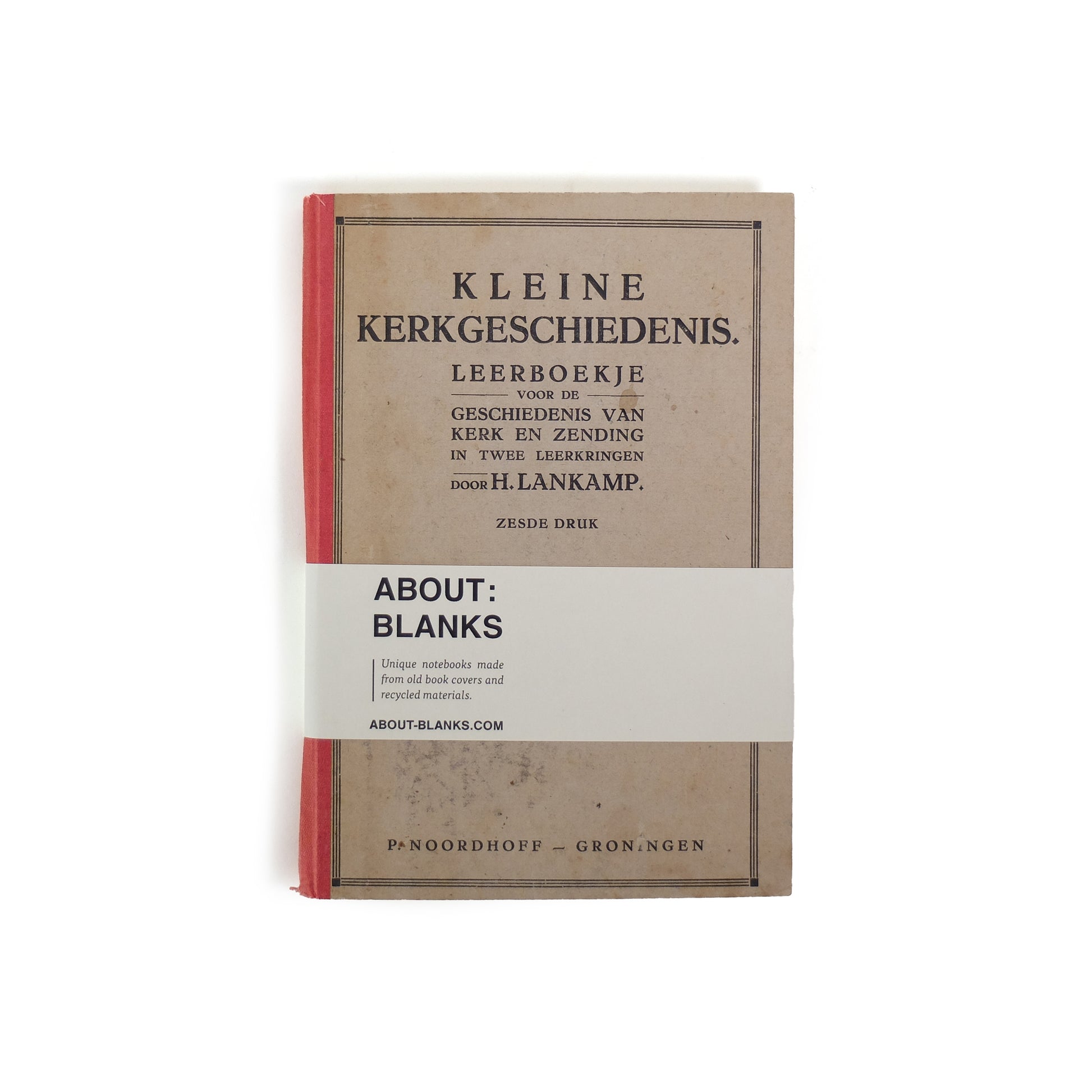 About Blanks Notitieboek Small nr. 5│bovenaanzicht liggend boek