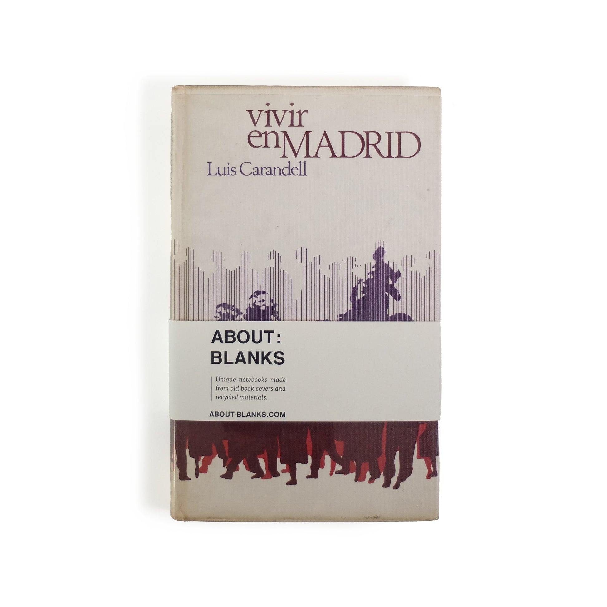 About Blanks Notitieboek Medium nr. 4│bovenaanzicht liggend boek