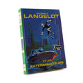 About Blanks notebook made from the cover of Langelot et les Exterminateurs, front view