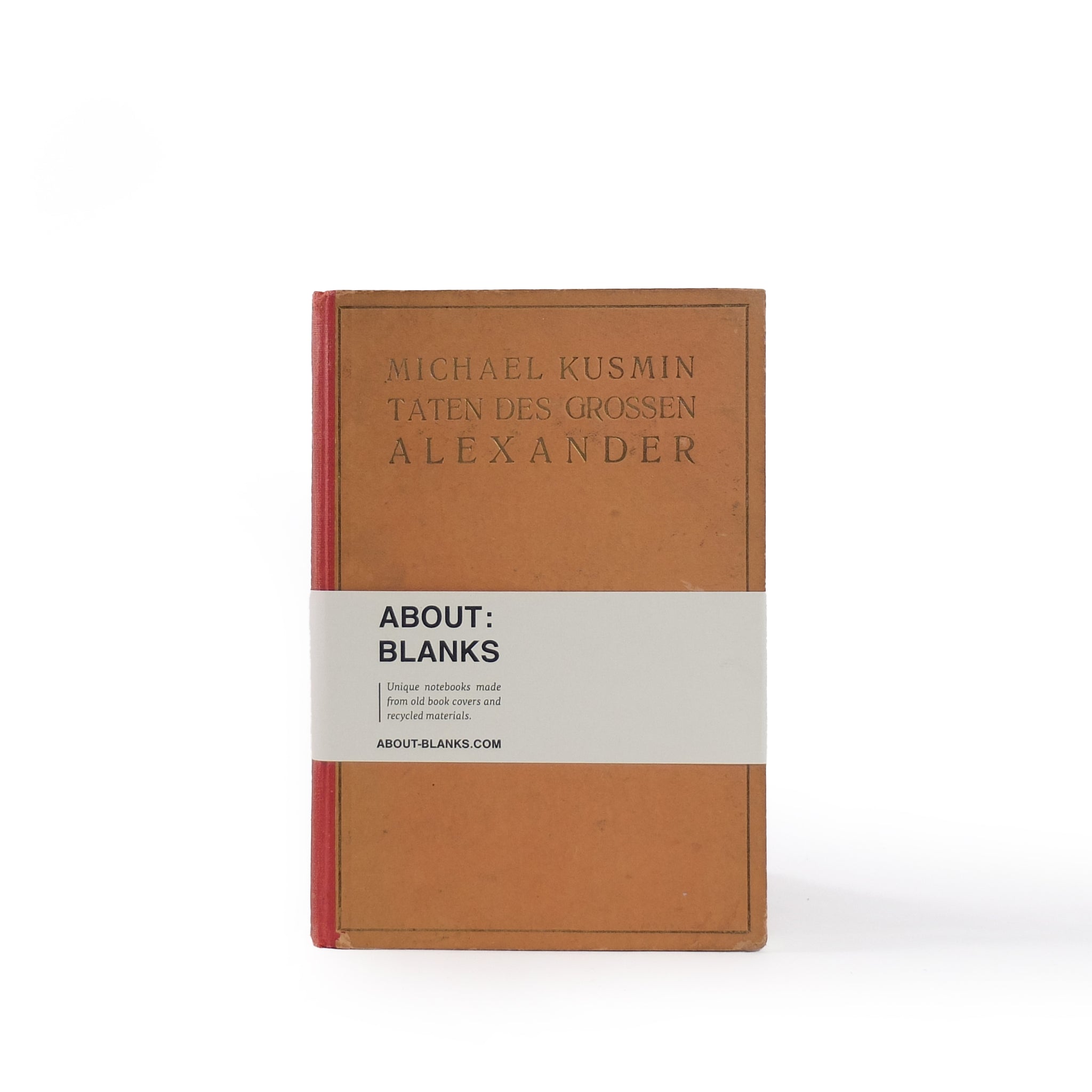 About Blanks Notitieboek Medium Nr 23│voorkant met label