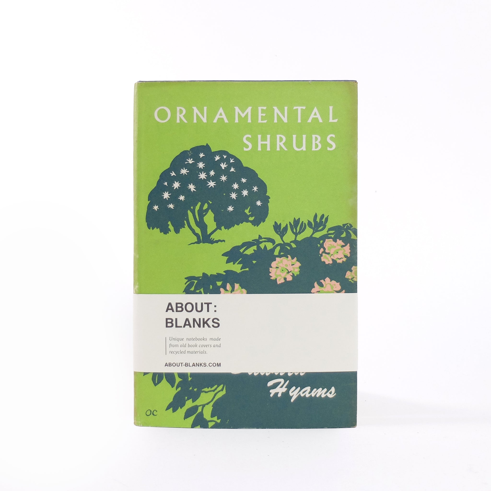 About Blanks Notitieboek Medium nr. 18│vooraanzicht met label