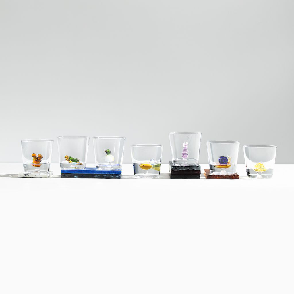 Tumbler Animal Farm│Drinkglas Schildpad│Ichendorf Milano│art. 352.372│zijaanzicht met witte achtergrond