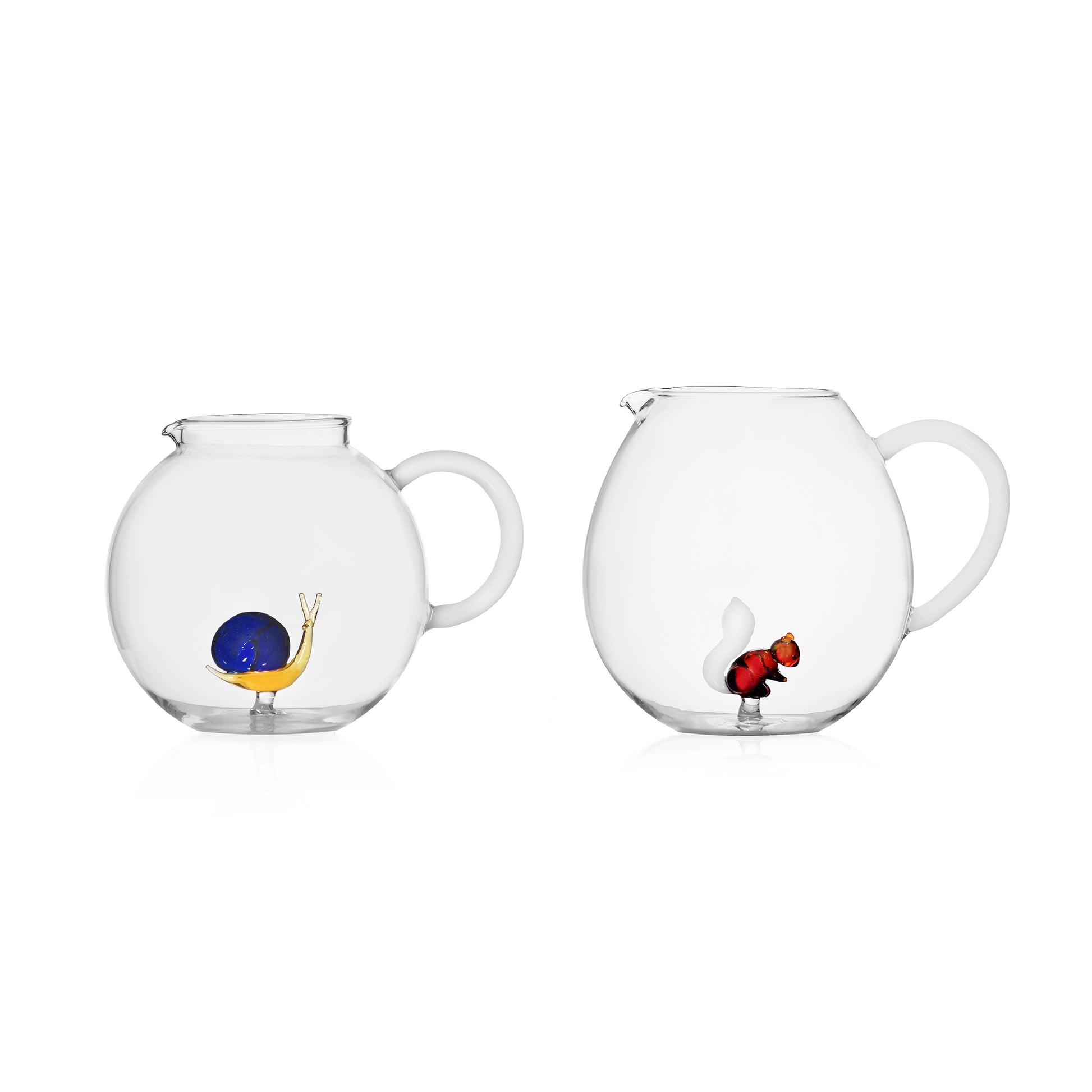 Schenkkan Animal Farm│karaf Eekhoorn│art. 352.382│met schenkkan slak