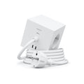 Avolt x Martinelli Luce Square 1 Stekkerdoos White│art. SQ1-SKFC20-18WH│voorkant met witte achtergrond
