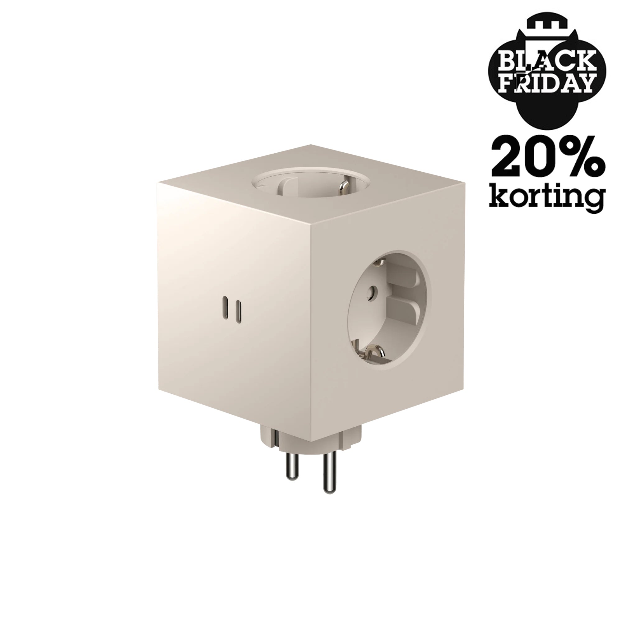 Avolt Square 2 Stekkerdoos & USB-C Oplader│Nomad Sand│art. SQ2-EUFC30-WMBE│Black Friday 20% Korting