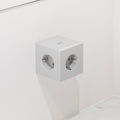 Avolt Square 2 Stekkerdoos & USB-C Oplader│Gotland Grey│art. SQ2-EUFC30-WMGG│in wandcontactdoos met USB-poorten aan bovenzijde