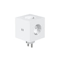 Avolt x Martinelli Luce Square 2 Design Stekkerdoos White│art. SQ2-SKFC30-WMWH│voorkant met witte achtergrond
