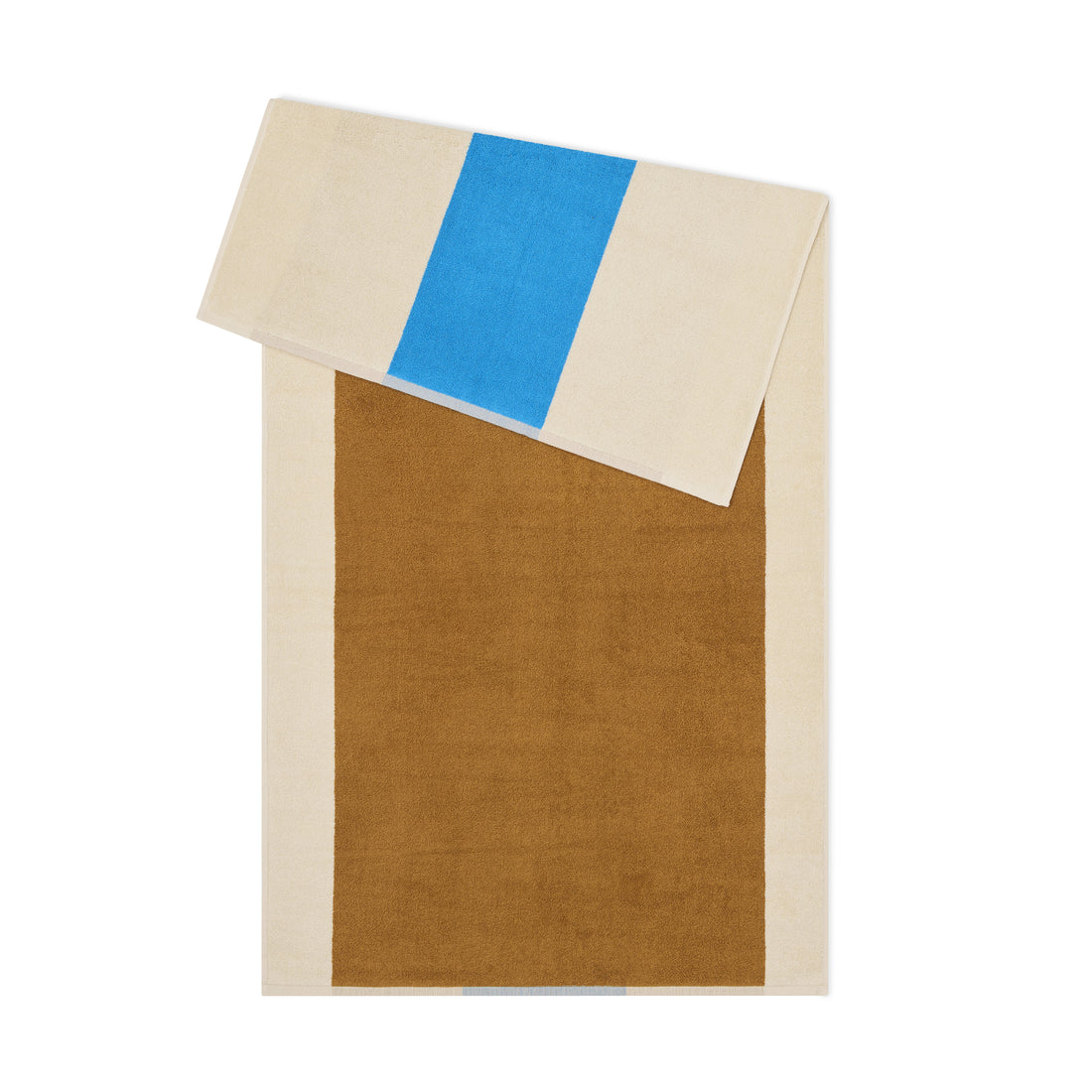 Badhanddoek Martens & Martens Aqua & Toffee Suite702│art. CMMTT70AQTO│voorkant met witte achtergrond
