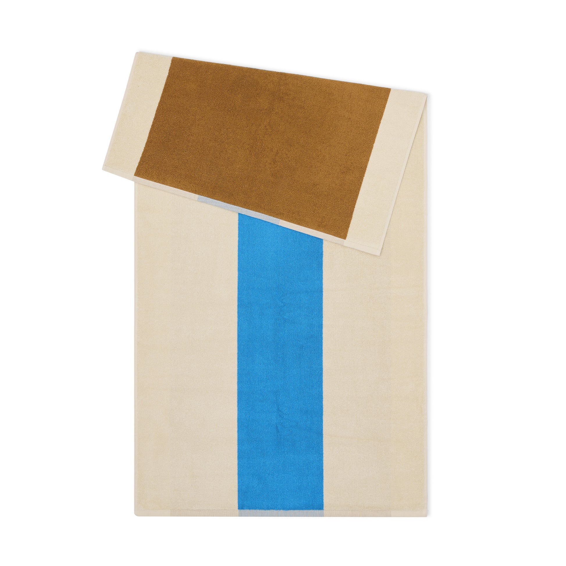 Badhanddoek Martens & Martens Aqua & Toffee Suite702│art. CMMTT70AQTO│achterkant