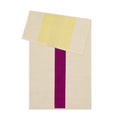 Badhanddoek Martens & Martens Yellow & uchsia Suite702│art. CMMTT70YEFU│voorkant met witte achtergrond