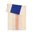 Badhanddoek 70x140 Royal Blue&Peach│Martens&Martens-Suite702│art. MMTT70RBPE│voorkant met witte achtergrond