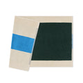 Badmat Martens & Martens Aqua & Dark Green Suite702│art. CMMBM50AQDG│achterkant met witte achtergrond