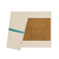 Badmat Martens & Martens Toffee & Turquoise Suite702│art. CMMBM50TOTU│achterkant