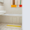 Badmat Martens&Martens Yellow&Peach│Suite702│art. MMBM50YEPE│geel boven in badkamer