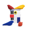 Bird t. Stoffen Mus│Christien Meindertsma│diverse kleuren op vogelhuis de Stijl