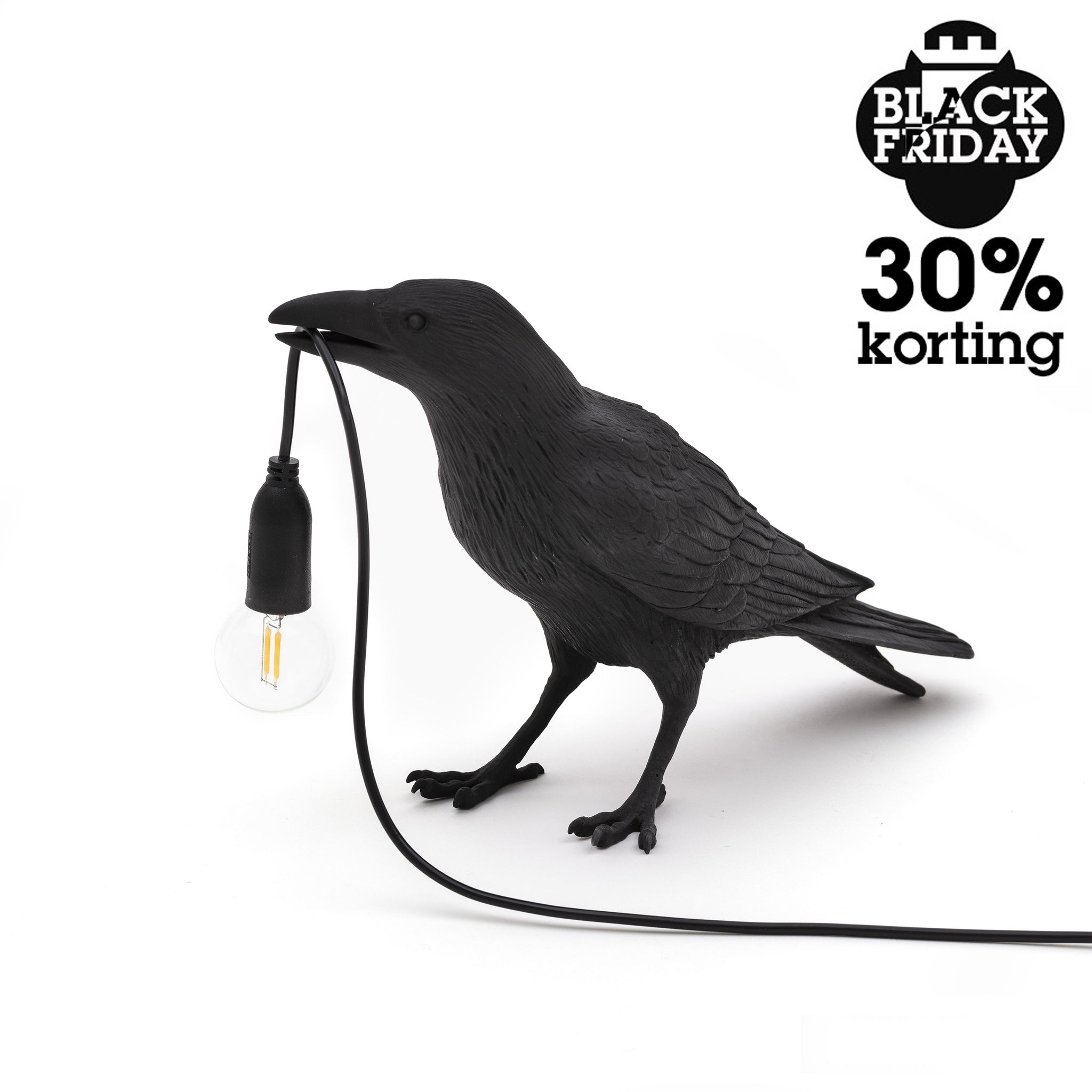 Seletti Bird Lamp Outdoor Waiting│art. 14725│Black Friday 30% Korting