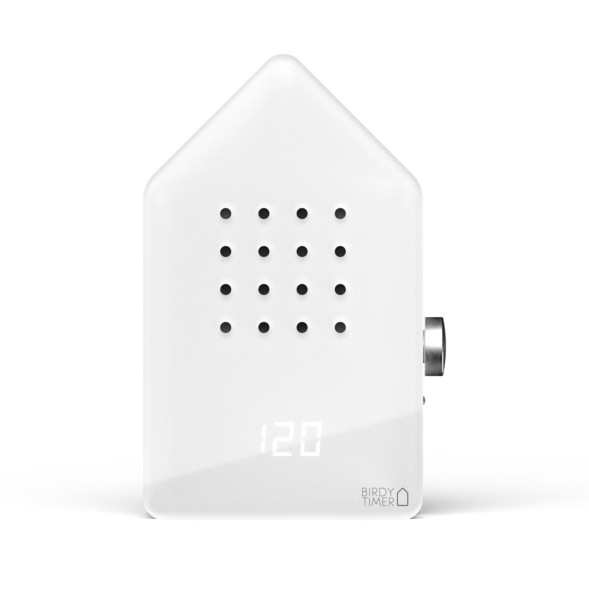 Birdytimer Classic Wit│Kookwekker met Vogelgeluiden│Relaxound│art. 11BBT0101001│voorkant