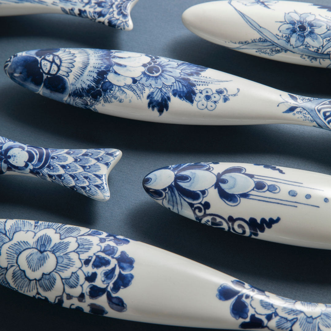 Blue Herring Art Deco│Royal Delft│art. 46502400│vooraanzicht