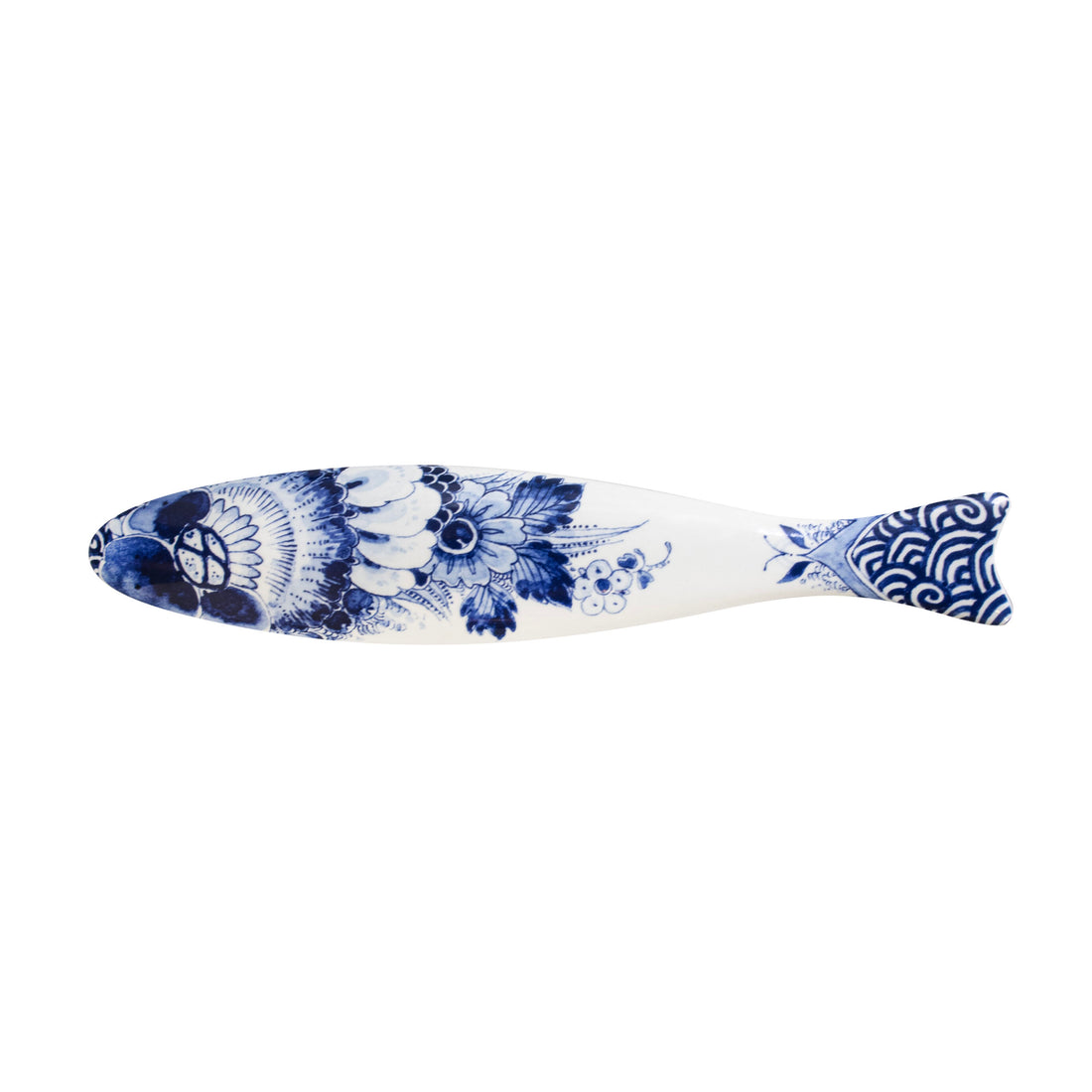 Blue Herring Flower Scales│Royal Delft│art. 46502300│vooraanzicht