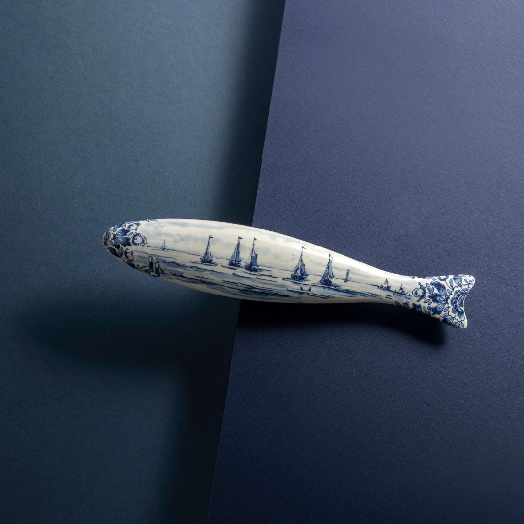 Blue Herring Mesdag's Fleet│Royal Delft│art. 46502100│vooraanzicht