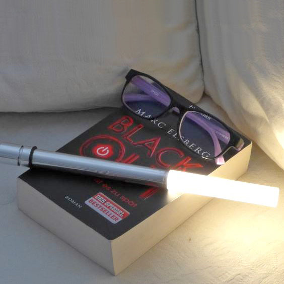Bottlelight LED Flessenlamp│art. BOT03-W│losse lamp op boek