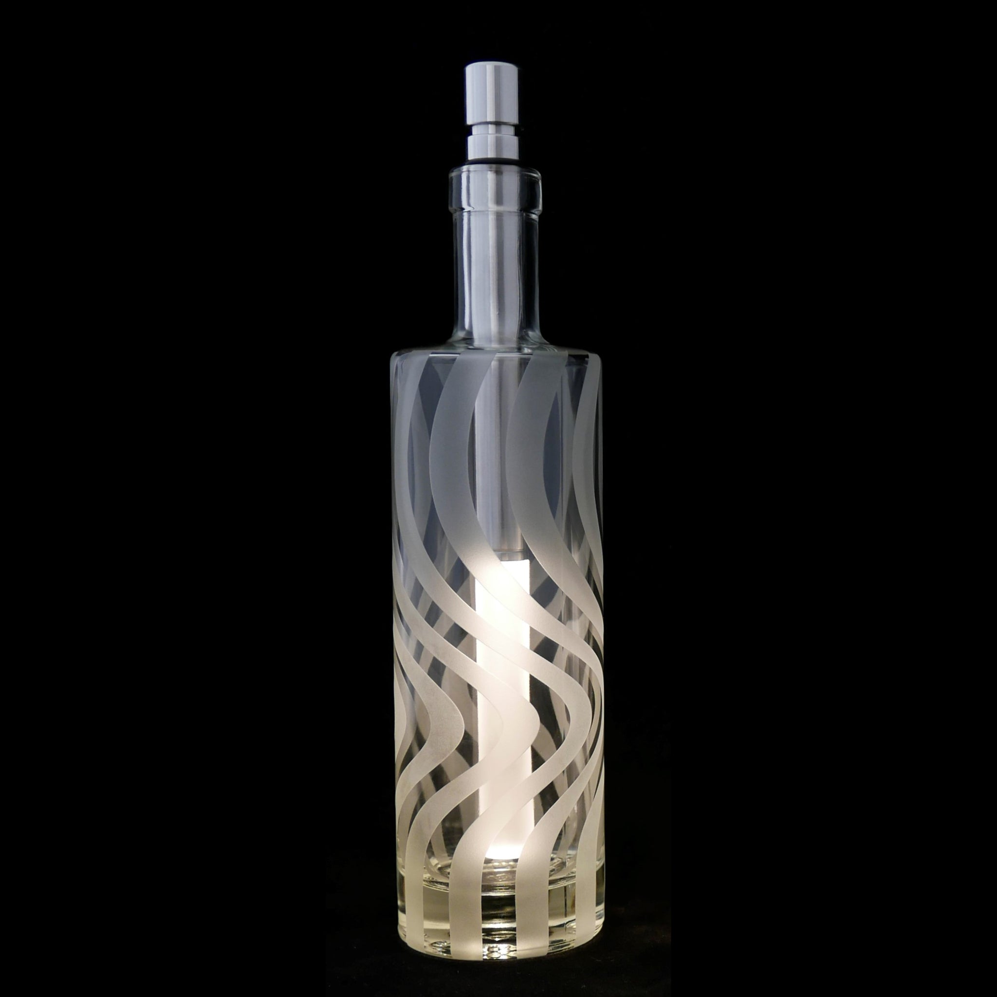 Bottlelight LED set van 3│Flessenlamp│met licht aan in sierfles│art. BOT03-WT