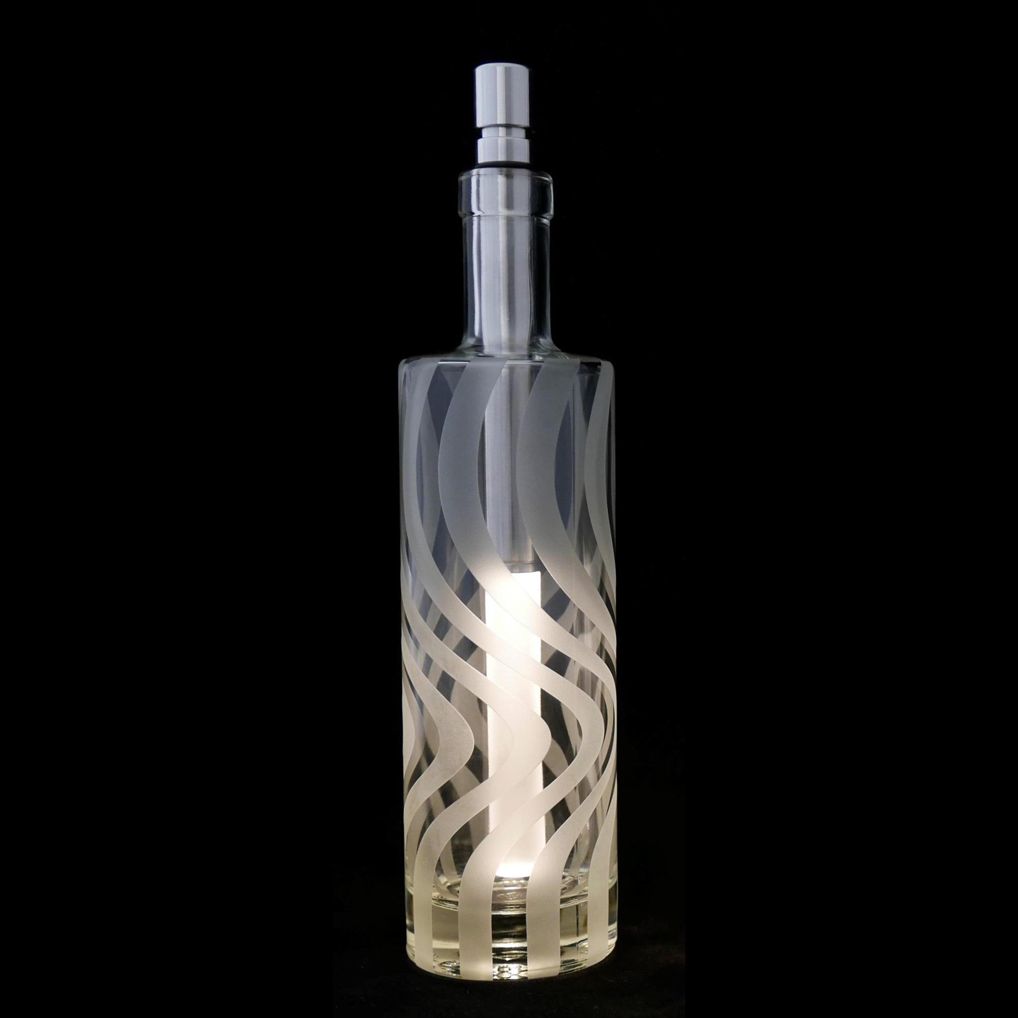 Bottlelight LED-Dimbaar Flessenlamp│art. BOT04-W│in doorzichtige fles met motief