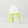 Eierdopjes Rocket Lime & Orange│art. A003054│groene versie met ei