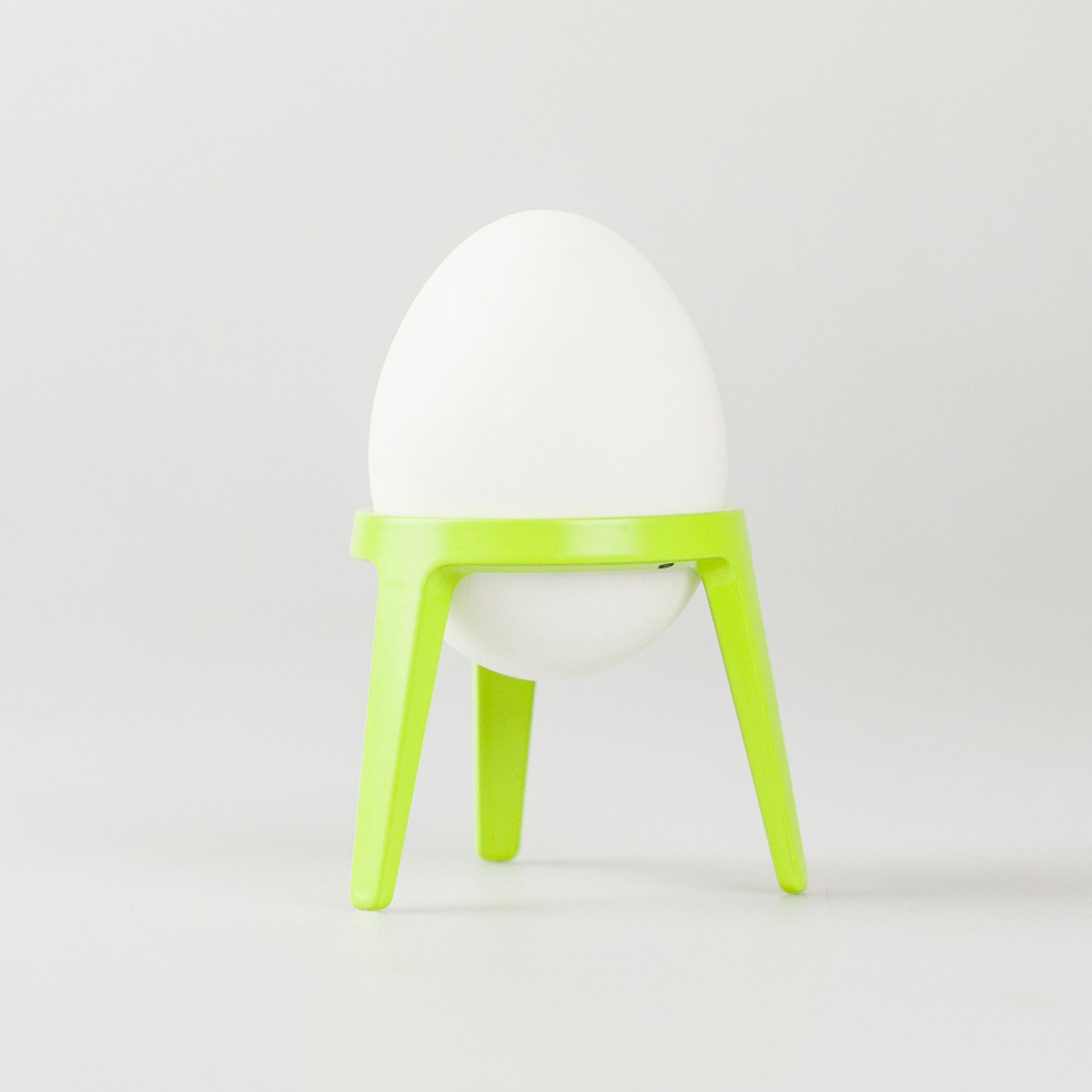 Eierdopjes Rocket Lime & Orange│art. A003054│groene versie met ei