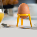 Eierdopjes Rocket Lime & Orange│art. A003054│oranje versie met ei op ontbijttafel
