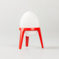 Eierdopjes Rocket Rood en Wit Brainstream│art. A004740│rode verise met ei