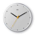 Braun Wandklok Analoog BC26W-DCF Wit│radiogestuurd│vooraanzicht met witte achtergrond