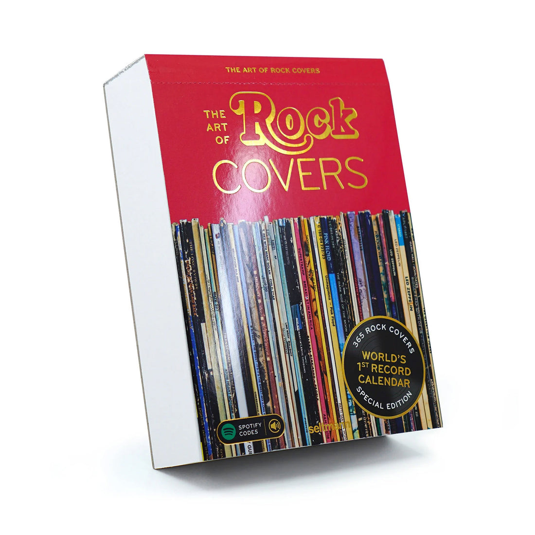 Scheurkalender The Art of Rock Covers│Platenhoezen│art. 978-3-949070-37-2│voorkant schuin