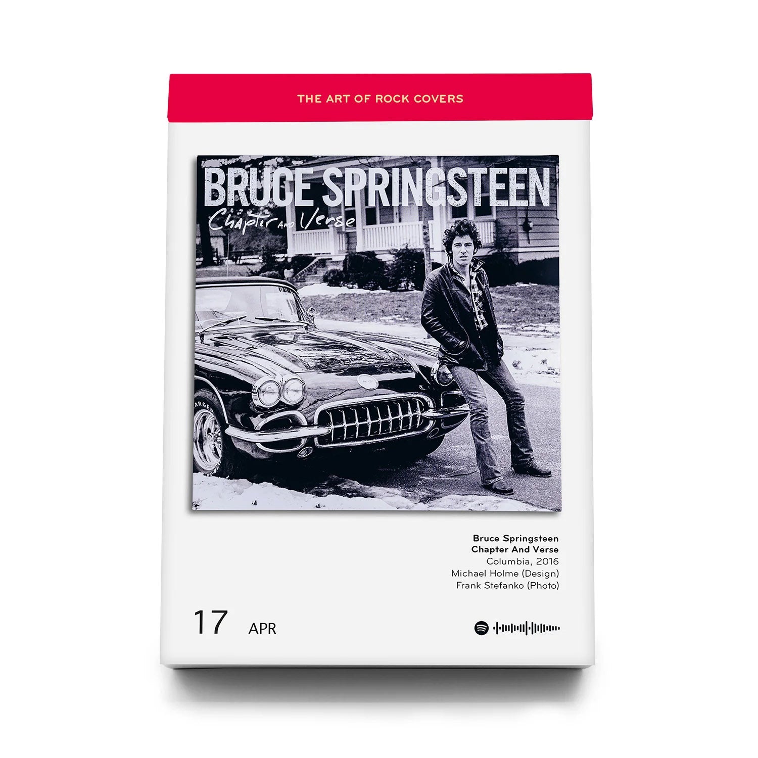 Scheurkalender The Art of Rock Covers│Platenhoezen│art. 978-3-949070-37-2│cover Bruce Springsteen