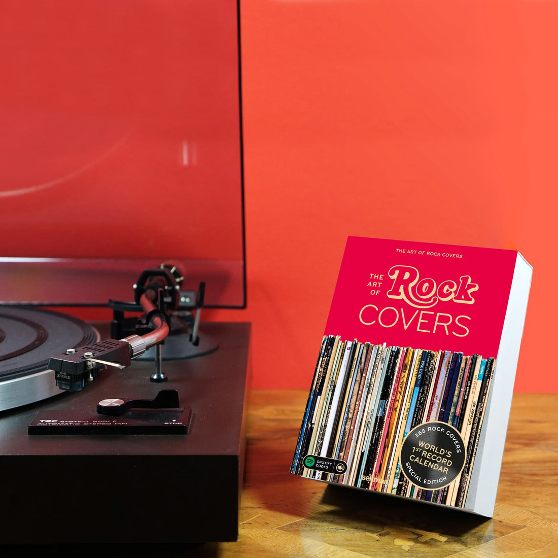 Scheurkalender The Art of Rock Covers│Platenhoezen│art. 978-3-949070-37-2│voorkant schuin