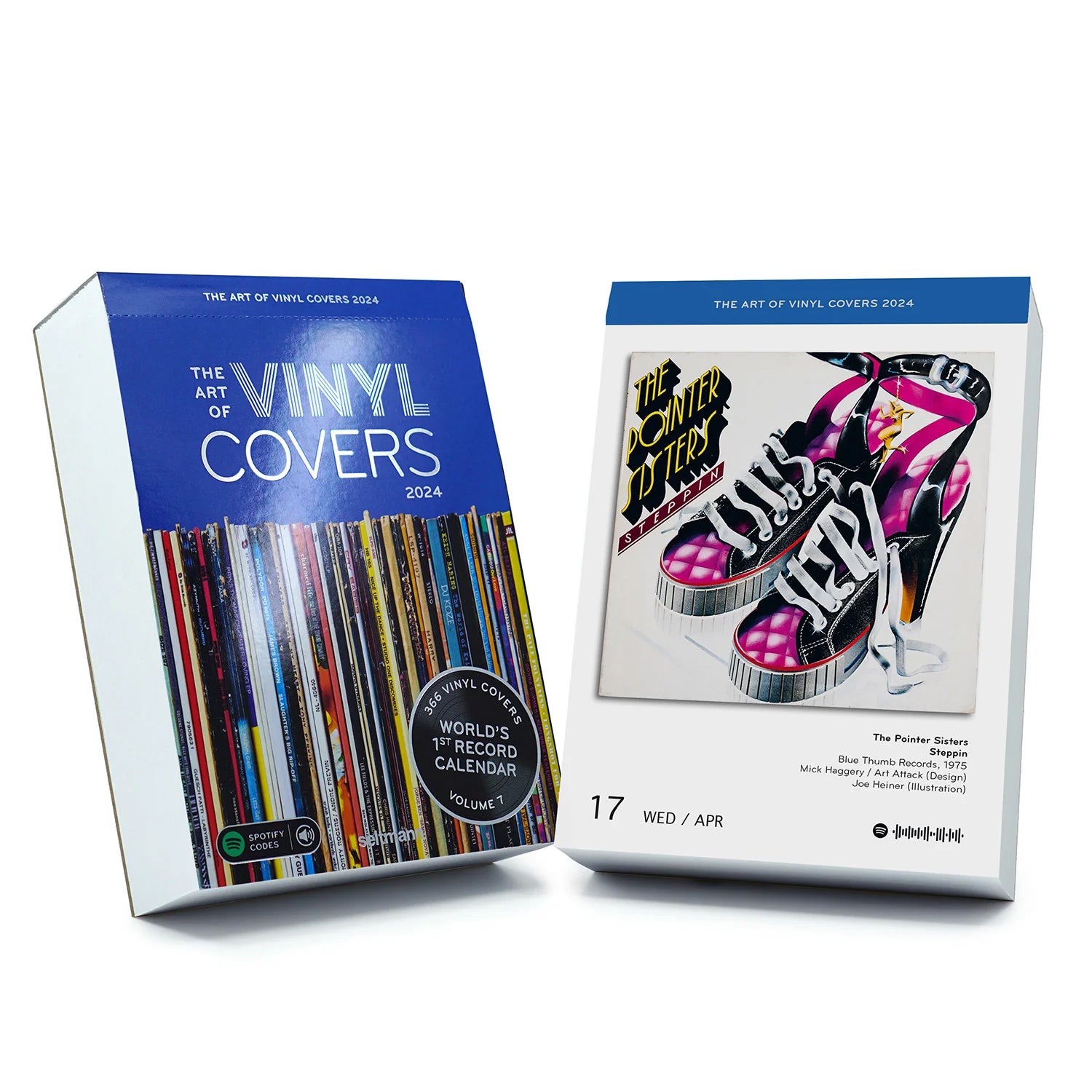 Scheurkalender the Art of Vinyl Covers 2024│voorkant cover en hoes van Pointer Sisters