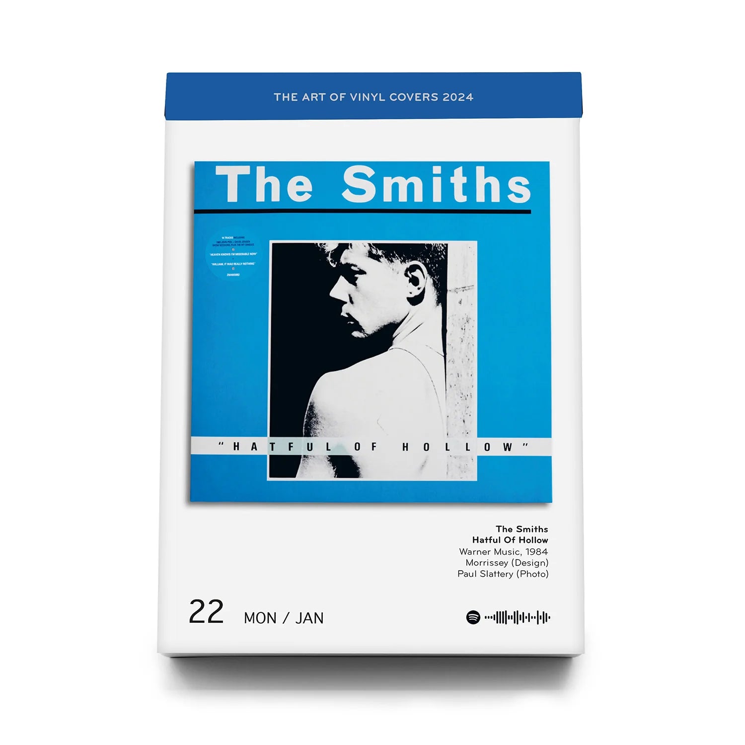 Scheurkalender the Art of Vinyl Covers 2024│maandag 22 januari met hoes van The Smiths